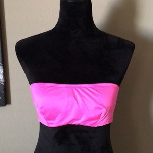 Hot pink Victoria’s Secret strapless bra
